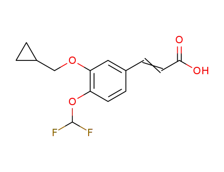 3-cyclopropylmethoxy-4-difluoromethoxycinnamic acid