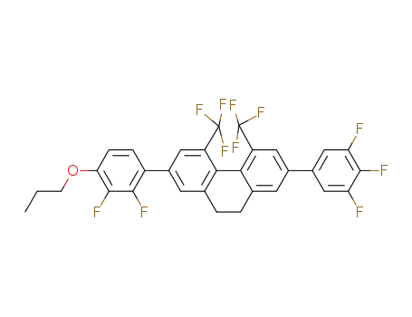 2-(2,3-difluoro-4-propoxyphenyl)-4,5-bis(trifluoromethyl)-7-(3,4,5-trifluorophenyl)-9,10-dihydrophenanthrene