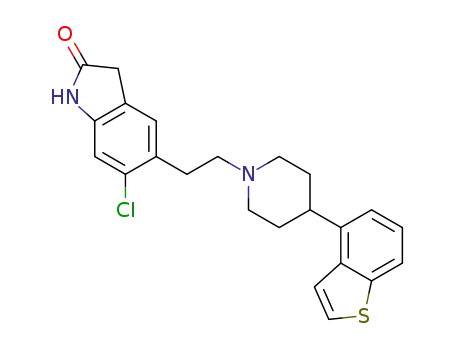 5-(2-(4-(benzo[b]thiophen-4-yl)piperidin-1-yl)ethyl)-6-chloroindolin-2-one