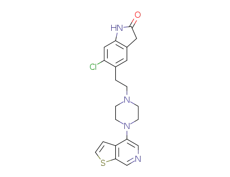 6-chloro-5-(2-(4-(thieno[2,3-c]pyridin-4-yl)piperazin-1-yl)ethyl)indolin-2-one