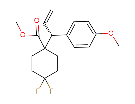 methyl (R)-4,4-difluoro-1-(1-(4-methoxyphenyl)allyl)cyclohexane-1-carboxylate