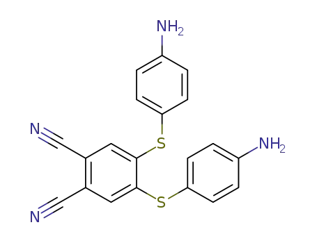 4,5-bis((4-aminophenyl)thio)phthalonitrile