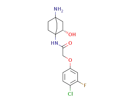 N-[(2S)-4-amino-2-hydroxybicyclo[2.2.2]octan-1-yl]-2-(4-chloro-3-fluorophenoxy)acetamide