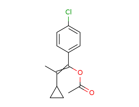 1-chloro-4-(2-cyclopropyl-1-acetoxy-propen-1-yl)benzene