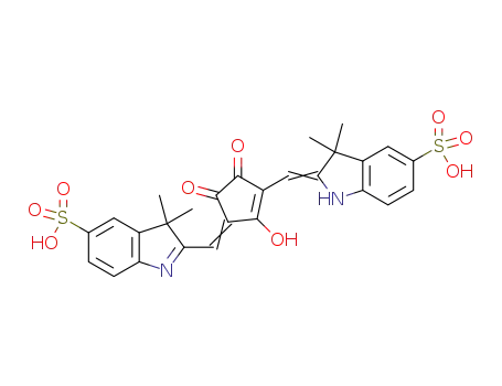 2,5-bis[2,3,3-trimethyl-3H-indole-5-sulfonic acid]croconaine