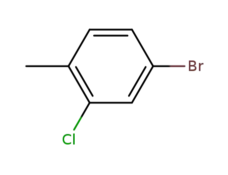 Molecular Structure of 89794-02-5 (4-BROMO-2-CHLOROTOLUENE)