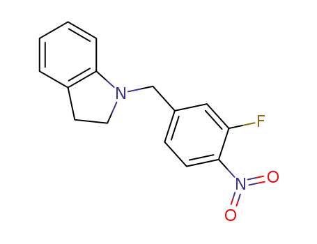 1-(3-fluoro-4-nitrobenzyl)indoline
