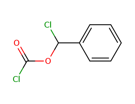 Molecular Structure of 81363-09-9 (Carbonochloridic acid, chlorophenylmethyl ester)