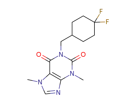 1-(4,4-difluorocyclohexylmethyl)-3,7-dimethyl-3,7-dihydropurine-2,6-dione