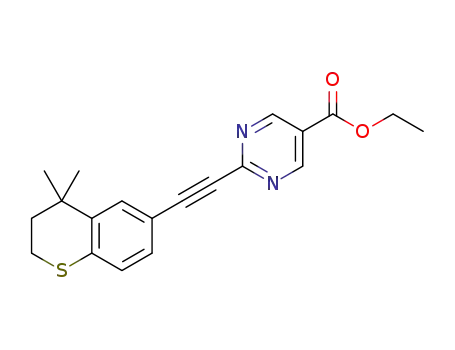 ethyl 2-((4,4-dimethylthiochroman-6-yl)ethynyl)pyrimidin-5-carboxylate