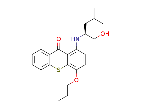 (S)-1-((1-hydroxy-4-methylpentan-2-yl)amino)-4-propoxy-9H-thioxanthen-9-one