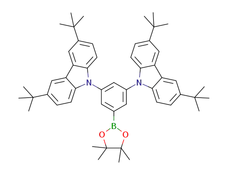 9,9’-(5-(4,4,5,5-tetramethyl-1,3,2-dioxaborolan-2-yl)-1,3-phenylene)bis(3,6-di-tert-butyl-9H-carbazole)