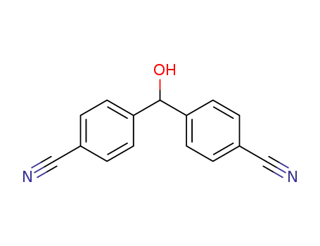 Molecular Structure of 134521-16-7 (Bis(4-cyanophenyl)methanol)