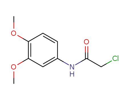 Molecular Structure of 62593-78-6 (2-CHLORO-N-(3,4-DIMETHOXY-PHENYL)-ACETAMIDE)