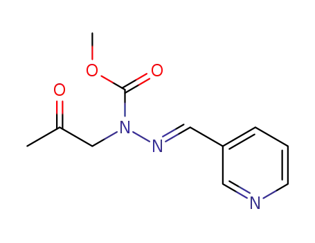 methyl (E)-1- (2-oxopropyl)-2-(pyridin-3-ylmethylene)hydrazine-1-carboxylate