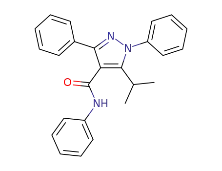 5-isopropyl-N,1,3-triphenyl-1H-pyrazole-4-carboxamide