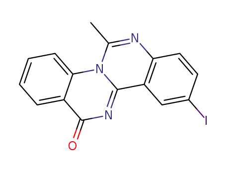 10-iodo-6-methyl-13H-quinazolino[3,4-a]quinazolin-13-one