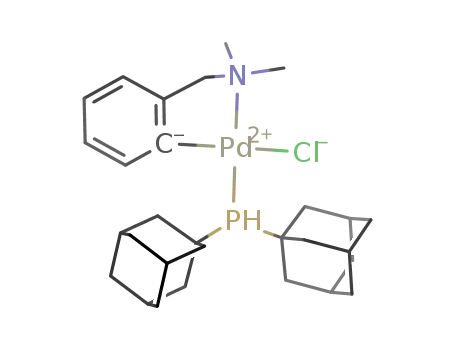 chloro-{[2-(N,N-dimethylamino)methyl]phenyl-C,N}(di-1-adamantylphosphine-P)palladium