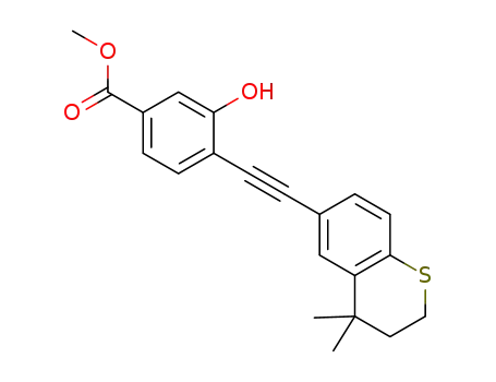 methyl 4-((4,4-dimethylthiochroman-6-yl)ethynyl)-3-hydroxybenzoate