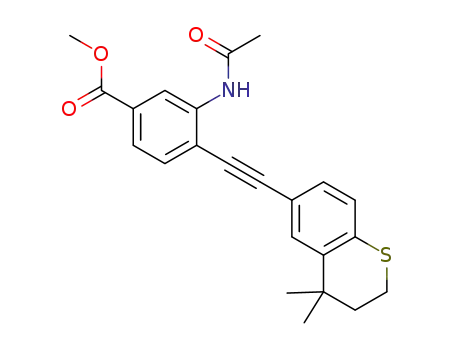 methyl 3-acetamido-4-((4,4-dimethylthiochroman-6-yl)ethynyl)benzoate