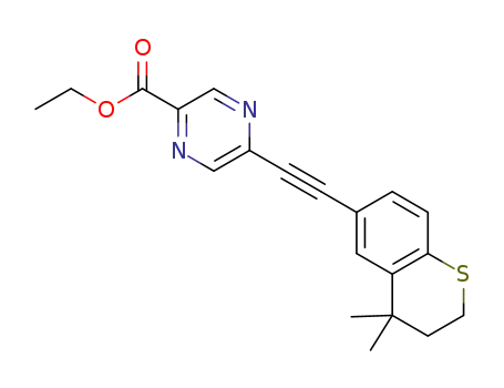 ethyl 5-((4,4-dimethylthiochroman-6-yl)ethynyl)pyrazin-2-carboxylate