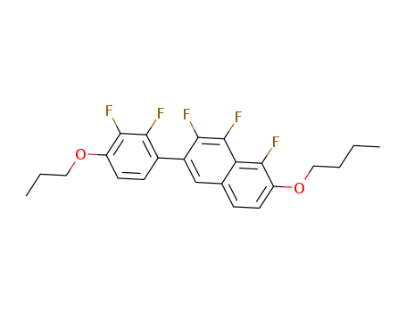 6-butoxy-2-(4-propyloxy-2,3-difluorophenyl)-3,4,5-trifluoronaphthalene