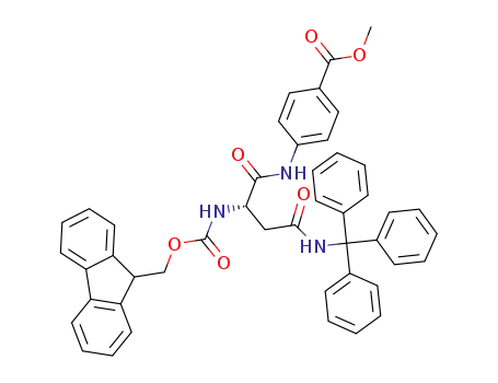 methyl (S)-4-(2-((((9H-fluoren-9-yl)methoxy)carbonyl)amino)-4-oxo-4-(tritylamino)butanamido)benzoate