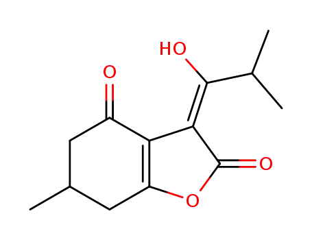 (E)-3-(1-hydroxy-2-methylpropylidene)-6-methyl-3,5,6,7-tetrahydrobenzofuran-2,4-dione