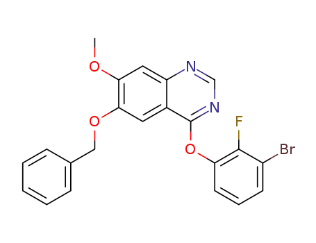6-benzyloxy-4-(3-bromo-2-fluorophenoxy)-7-methoxyquinazoline