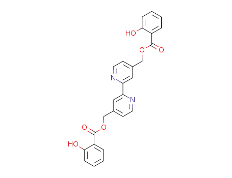 [2,2'-bipyridine]-4,4'-diylbis(methylene) bis(2-hydroxybenzoate)