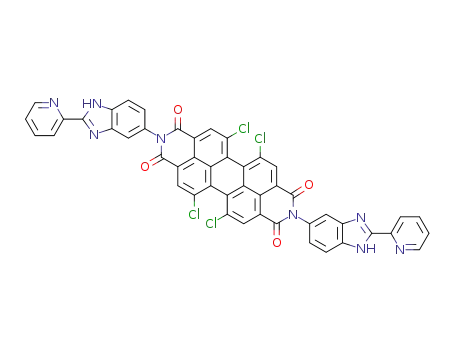 N,N'-bis(2-(2'-pyridyl)-1H-benzimidazole)-1,6,7,12-tetrachloro-3,4,9,10-perylenetetracarboxylic acid diimide
