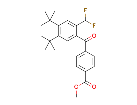 methyl 4-[[3-(difluoromethyl)-5,5,8,8-tetramethyl-5,6,7,8-tetrahydronaphthalen-2-yl]carbonyl]benzoate
