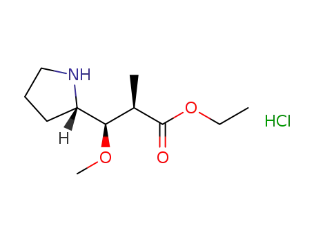 ethyl (2R,3R)-3-methoxy-2-methyl-3-((S)-pyrrolidin-2-yl)propanoate hydrochloride