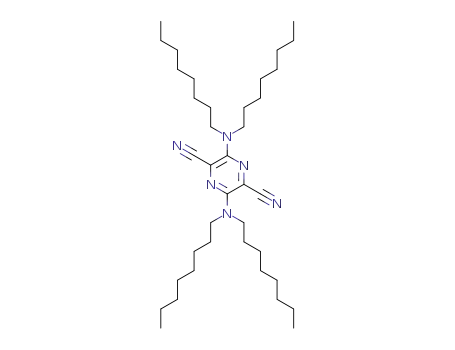 2,5-bis(N,N-dioctylamino)-3,6-dicyanopyrazine