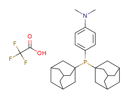 di(1-adamantyl)-4-(N,N-dimethyl)amino-phenyl-phosphane trifluoroacetic acid