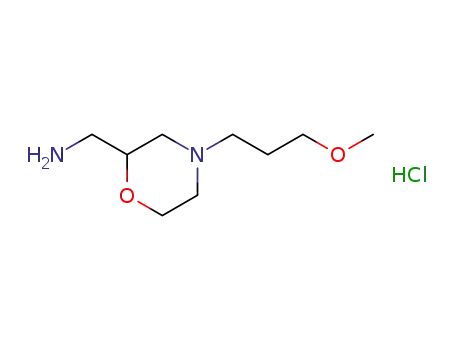 (4-(3-methoxypropyl)morpholin-2-yl)methylamine hydrochloride