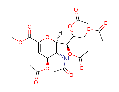 Methyl5-acetamido-4,7,8,9-tetra-O-acetyl-2,6-anhydro-3,5-dideoxy-D-glycero-D-galacto-non-2-enonate