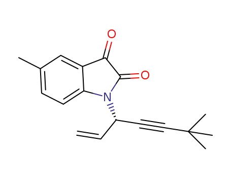 1-[(S)-4,4-dimethyl-1-vinyl-2-pentynyl]-5-methyl-2,3-indolinedione