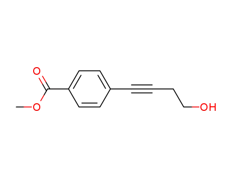 4-(4-hydroxy-1-butynyl)benzoic acid methyl ester