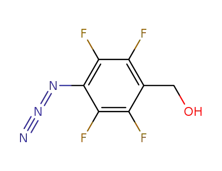 Molecular Structure of 126695-59-8 (Benzenemethanol, 4-azido-2,3,5,6-tetrafluoro-)