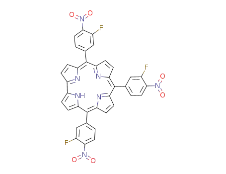 5,10,15-tris(3'-fluoro-4'-nitrophenyl)corrole