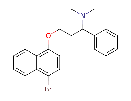 3-((4-bromonaphthalene-1-yl)oxy)-N,N-dimethyl-1-phenyl-prop-1-amine