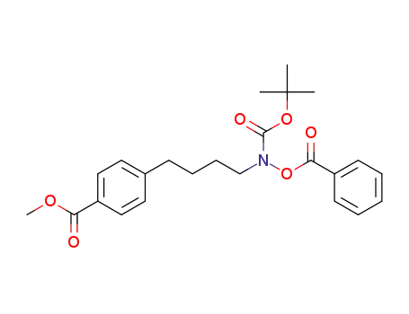 methyl 4-(4-((benzoyloxy)(tert-butoxycarbonyl)amino)butyl)benzoate