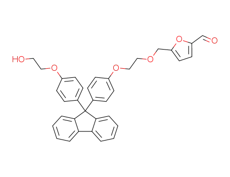 9-[4-(2-hydroxyethoxy)phenyl]-9-{4-[2-(2-formyl-5-furylmethoxy)ethoxy]phenyl}fluorene