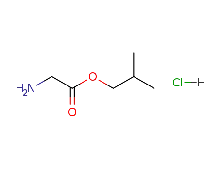 Molecular Structure of 57053-69-7 (Glycine, 2-methylpropyl ester, hydrochloride)