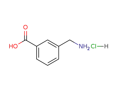 Molecular Structure of 876-03-9 (3-Aminomethylbenzoic acid hydrochloride)