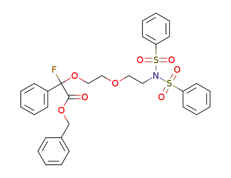 benzyl 2-fluoro-2-phenyl-2-(2-(2-(N-(phenylsulfonyl)phenylsulfonamido)ethoxy)ethoxy)acetate