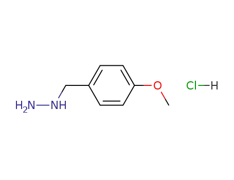 Hydrazine, p-methoxybenzyl-, hydrochloride