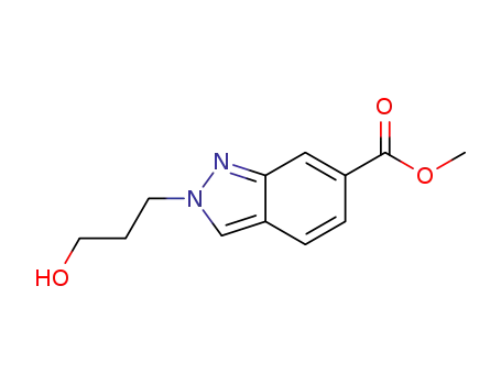 methyl 2-(3-hydroxypropyl)-2H-indazole-6-carboxylate