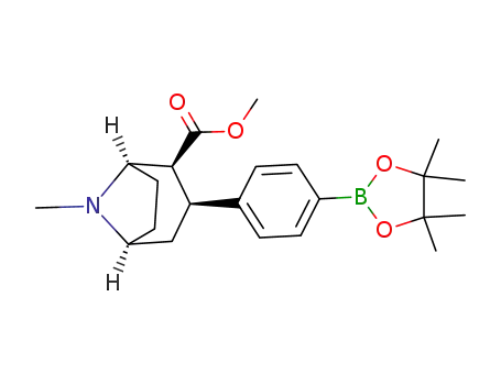 2-carbomethoxy-3-(4-pinacolborylphenyl)tropane